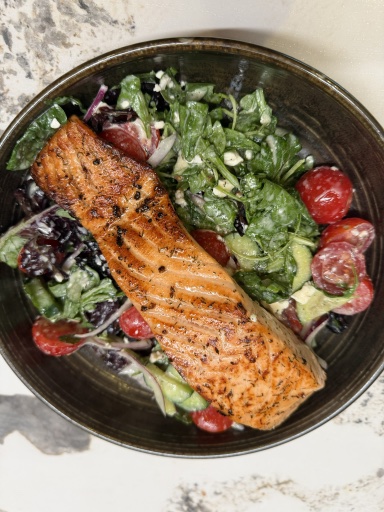 grilled salmon