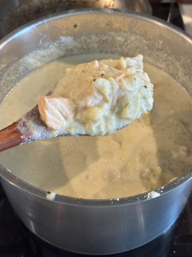salmon chowder