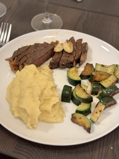 pan-seared steak