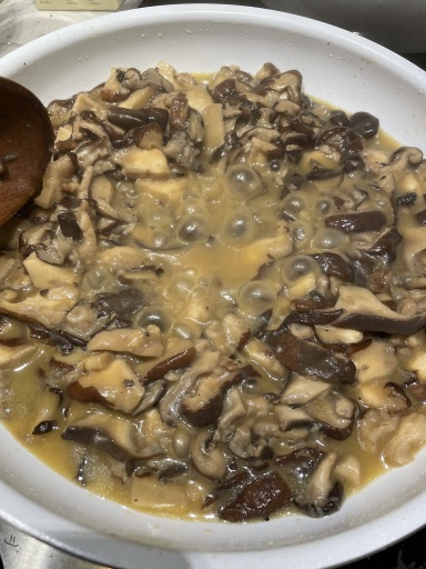 mushroom risotto