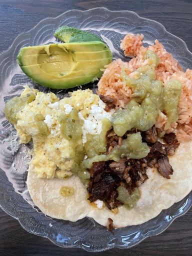 mexican breakfast plate