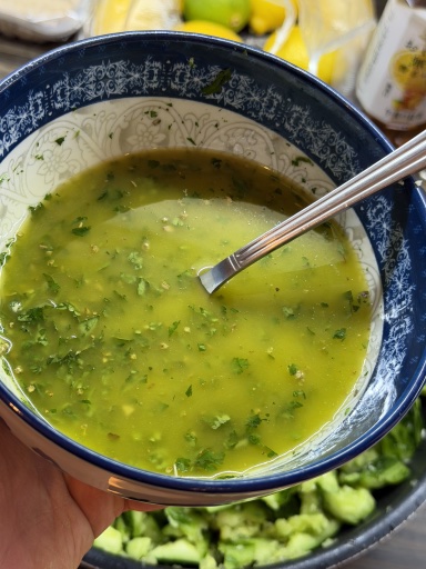 smashed cucumber salad