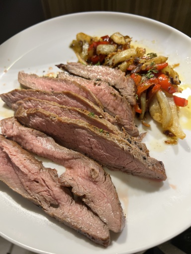 seared steak