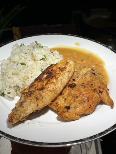chicken with rice and gravy