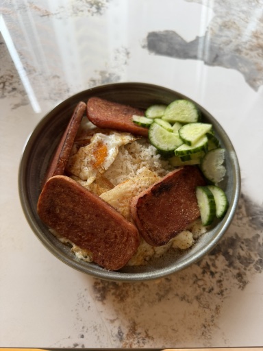 spam rice bowl