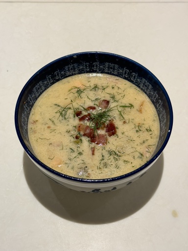 salmon chowder