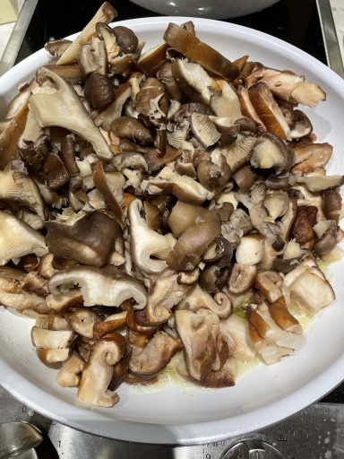 mushroom risotto
