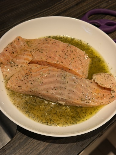 grilled salmon