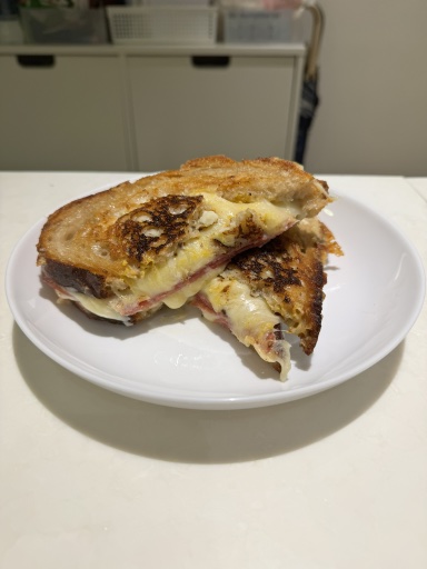salami grilled cheese