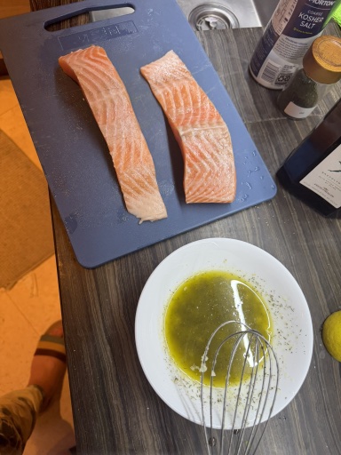 grilled salmon