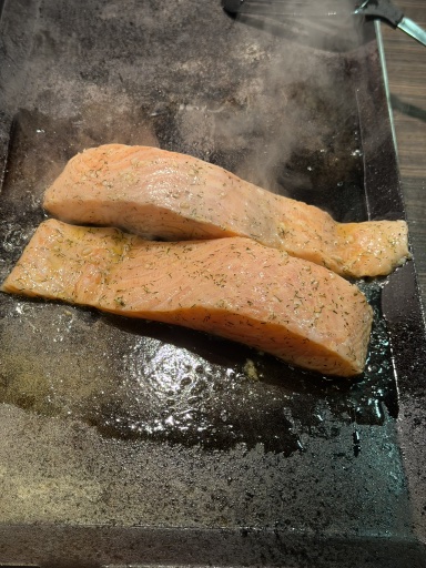 grilled salmon