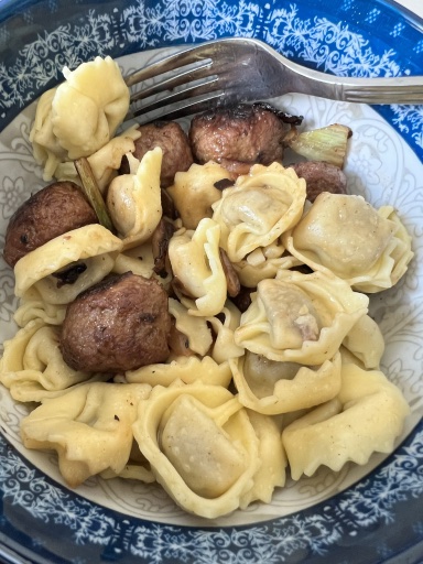 tortellini with pork
