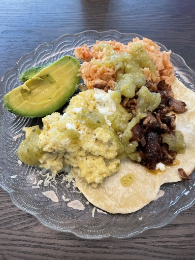 mexican breakfast plate
