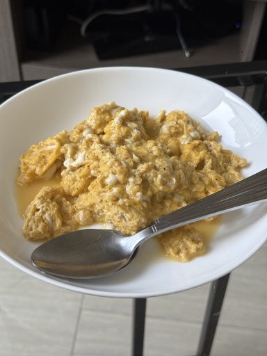 scrambled eggs