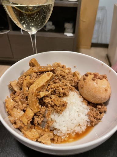 braised minced pork rice