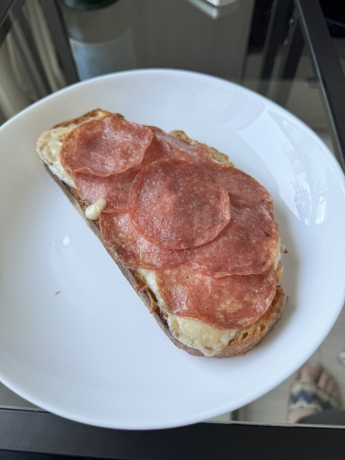 pepperoni cheese toast