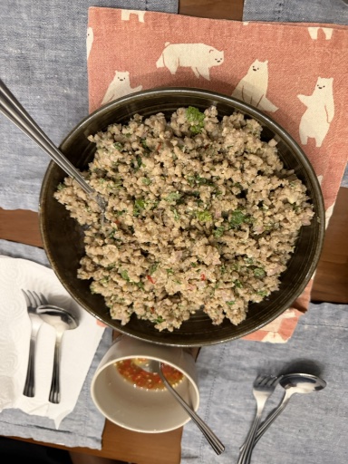 chicken larb