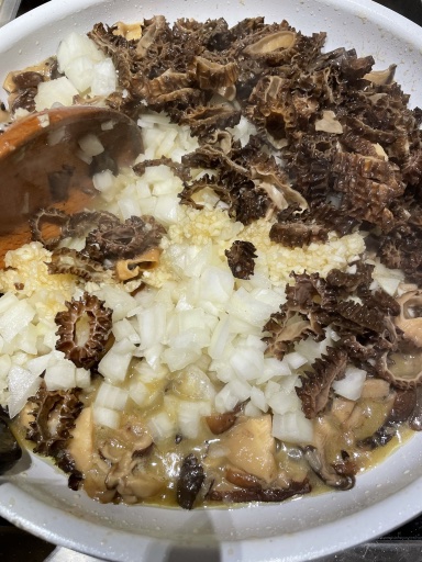mushroom risotto