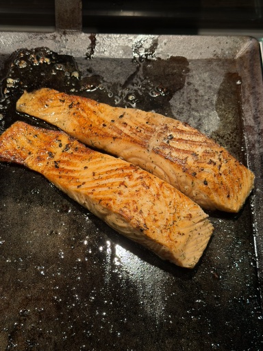 grilled salmon
