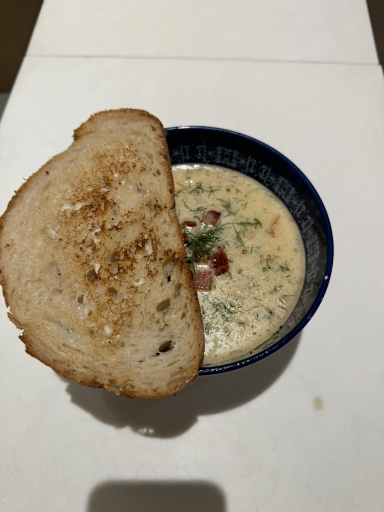 salmon chowder