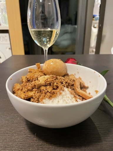 braised minced pork rice
