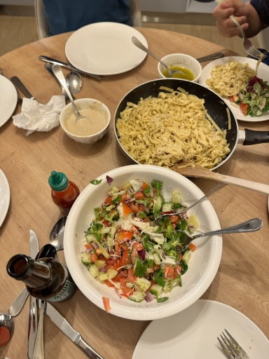 creamy fettuccine