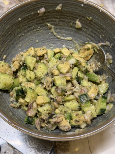 avocado fish toast
