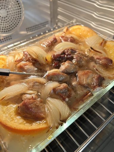 orange braised pork