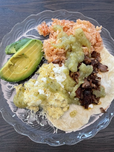 mexican breakfast plate