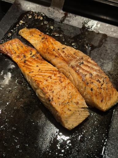 grilled salmon