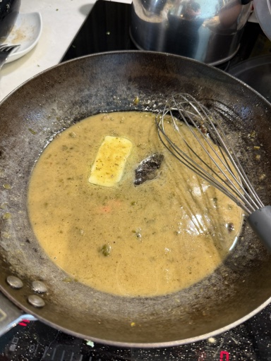 pan-fried fish with roasted broccoli