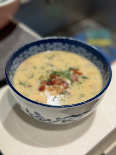 salmon chowder