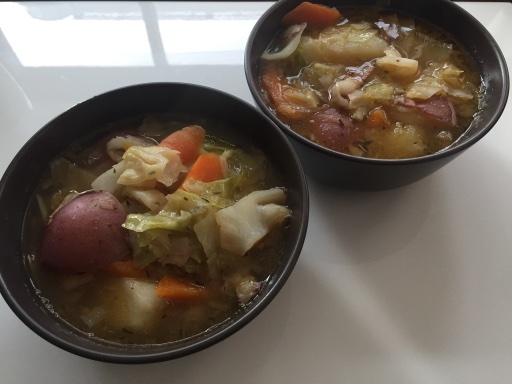 cabbage potato soup