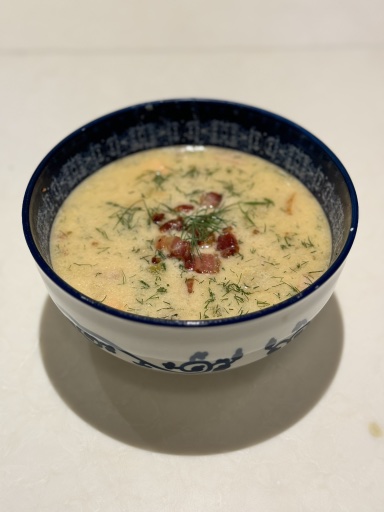 salmon chowder