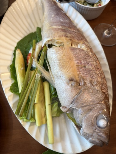 steamed whole fish