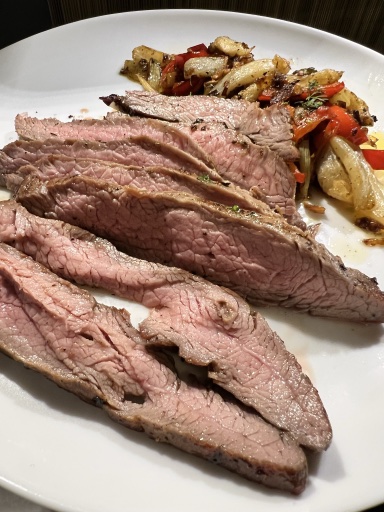 seared steak