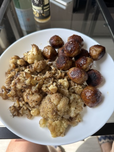 roasted cauliflower and potatoes
