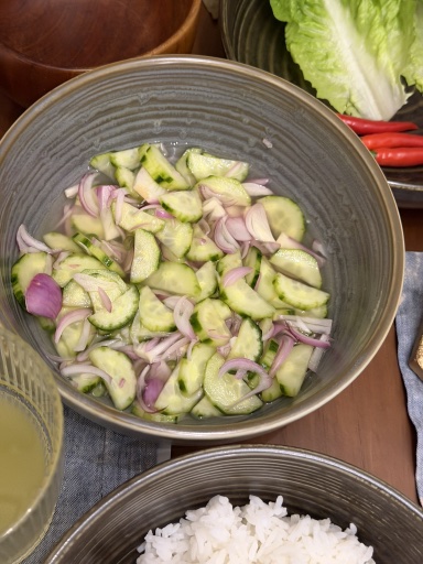 cucumber onion salad