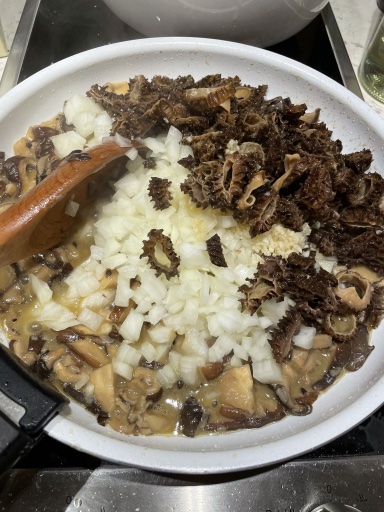 mushroom risotto