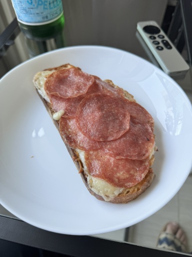 pepperoni cheese toast