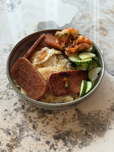 spam rice bowl