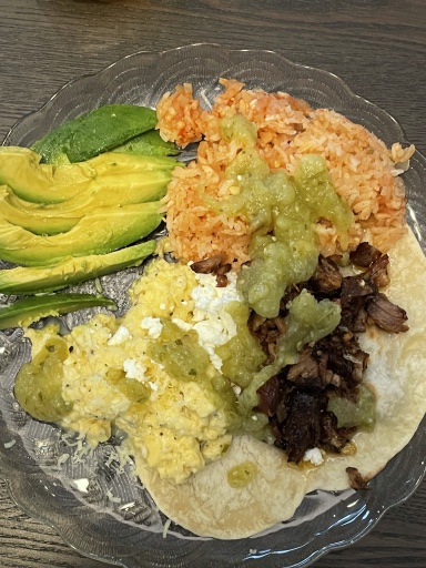 mexican breakfast plate