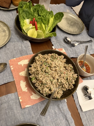 chicken larb