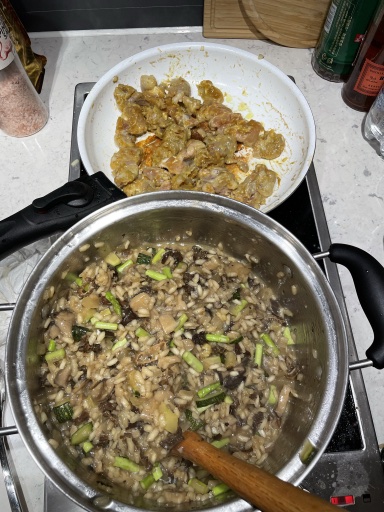 mushroom risotto