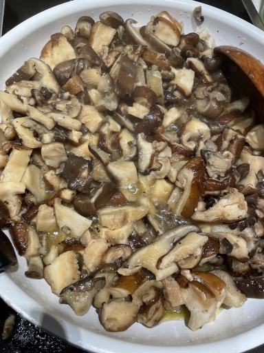 mushroom risotto