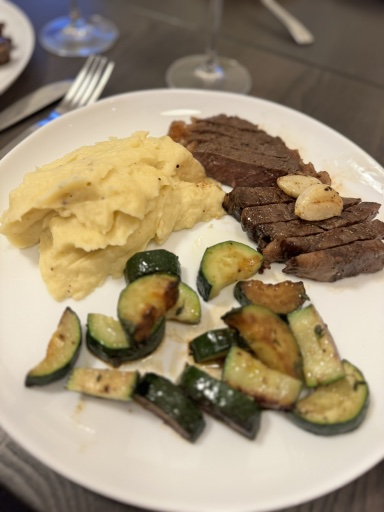 pan-seared steak