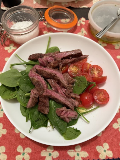 steak salad