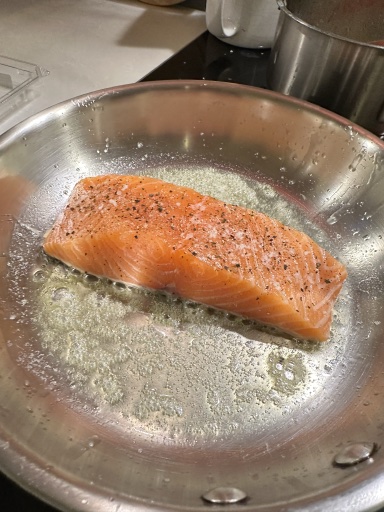 seared salmon