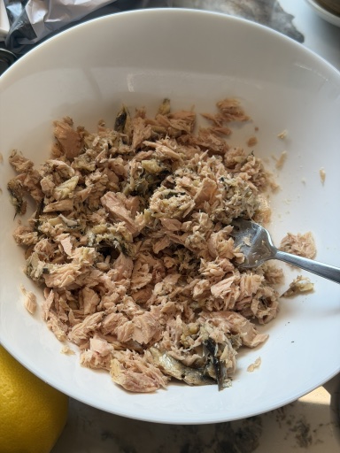 tuna melt with avocado