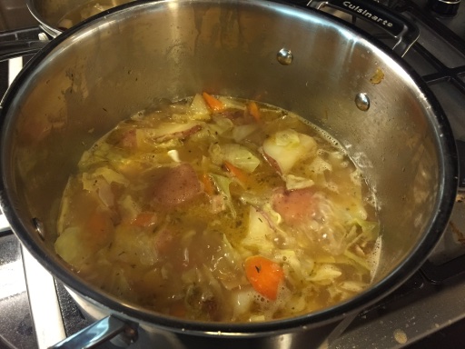 cabbage potato soup